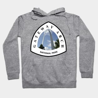 Gateway Arch National Park shield Hoodie